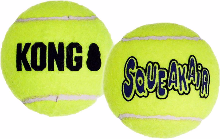 KONG AIRDOG SQUEAKAIR TENNISBOLL 2PACK L 8CM