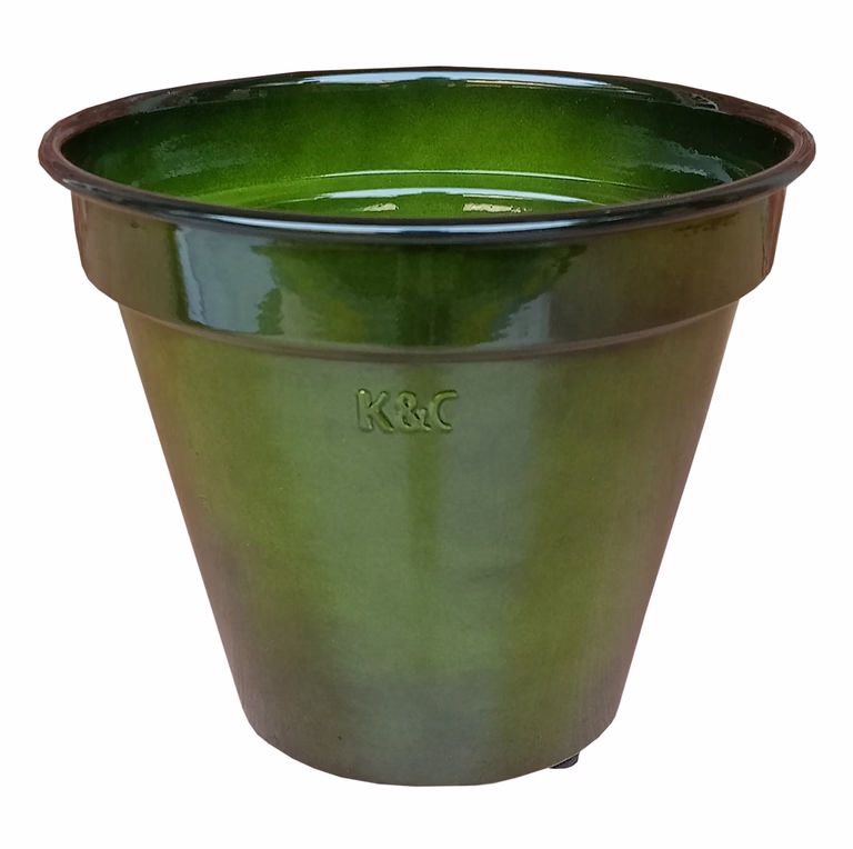 K&C pot D20 green