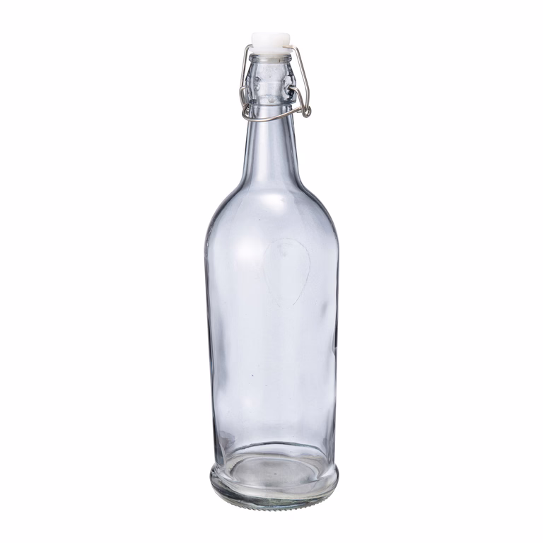Glasflaska med kork