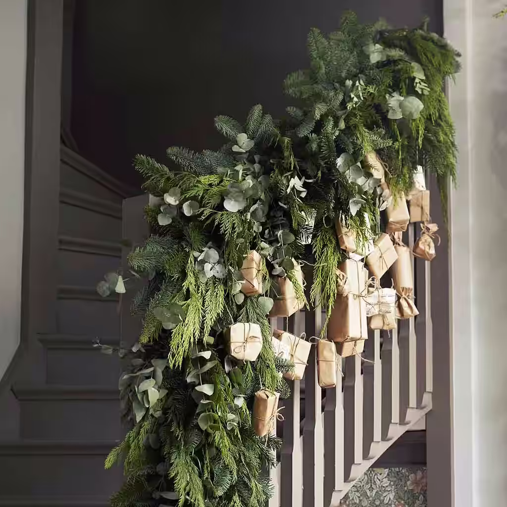 Christmas decoration with plants