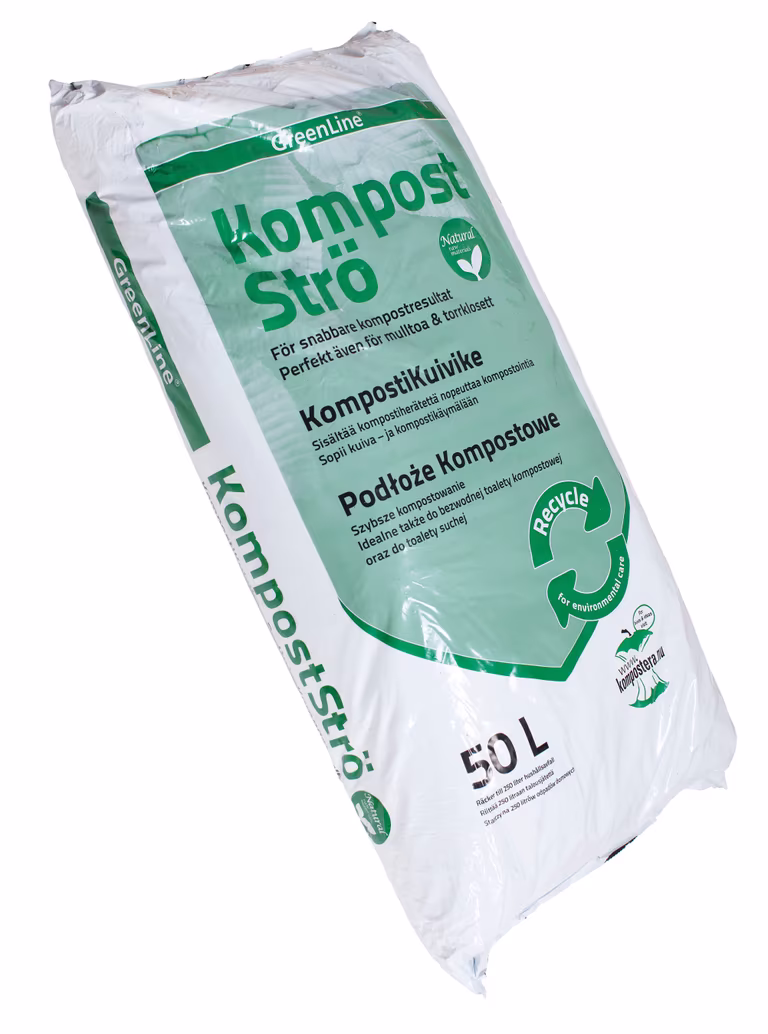 Kompostströ och toabark