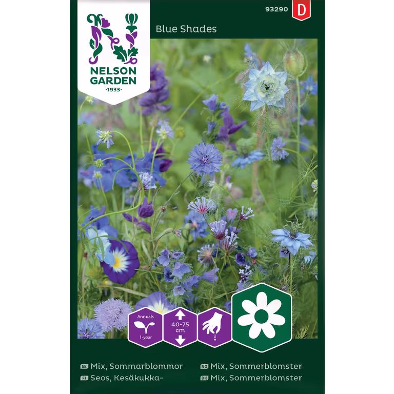 Sommarblomsmix 'Blue Shades'