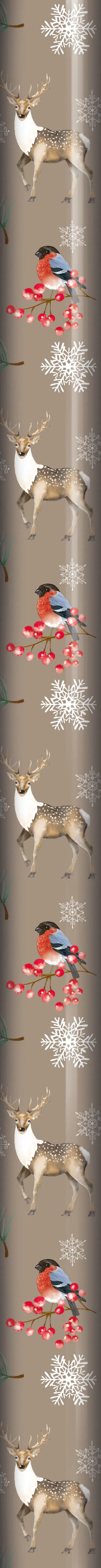 Julpapper Domherre & hjort