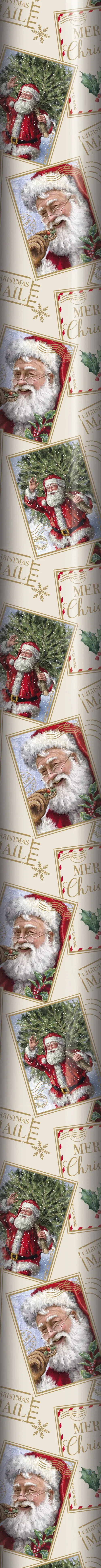 Julpapper Santa Claus