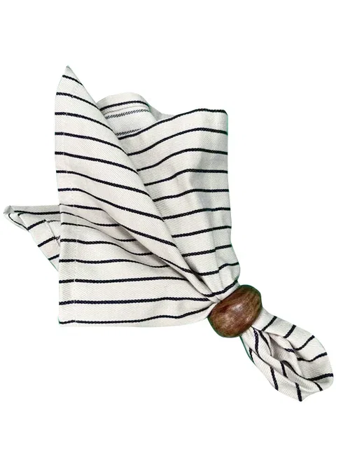 K&C Napkin Beige and Blue 2pk