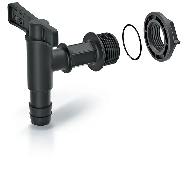 Rainwater tank tap