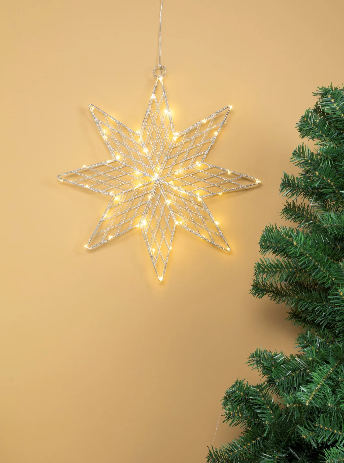 Advent Star Checkered