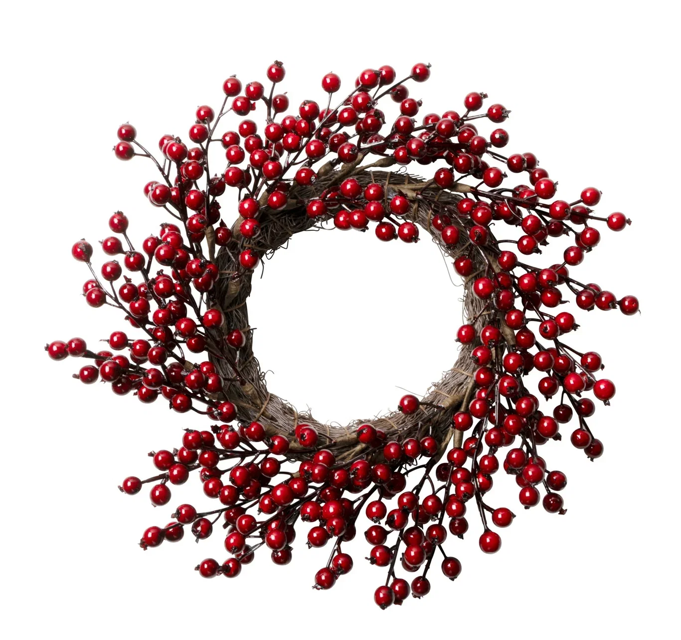 Krans röda bär konstgjord