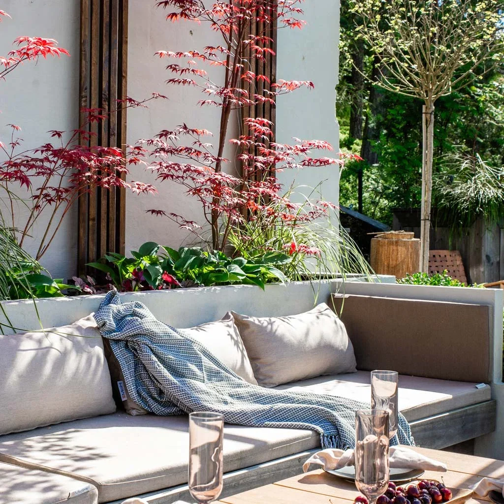 Garden visit: Nordic and minimalist style at Hanne's