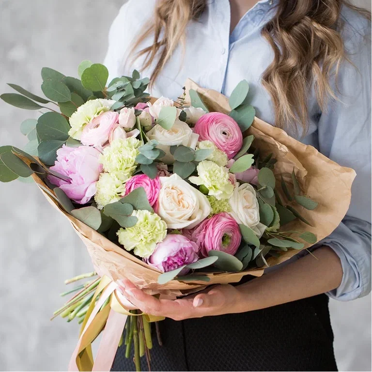 Tie your own flower bouquet – learn the spiral technique