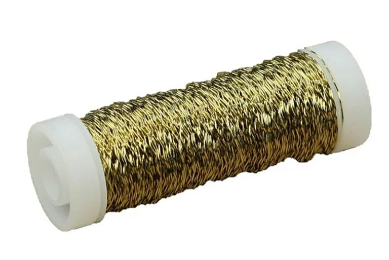 Buljongtråd dekoration Guld
