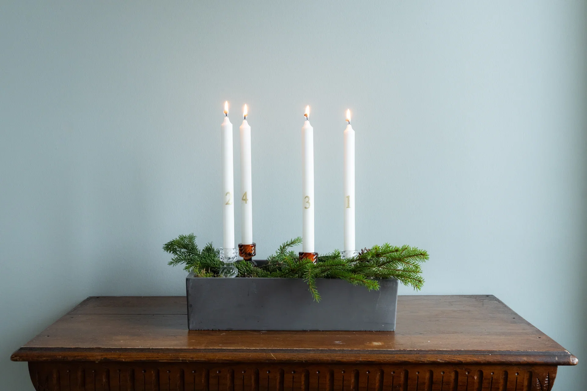 Adventsljus kronljus