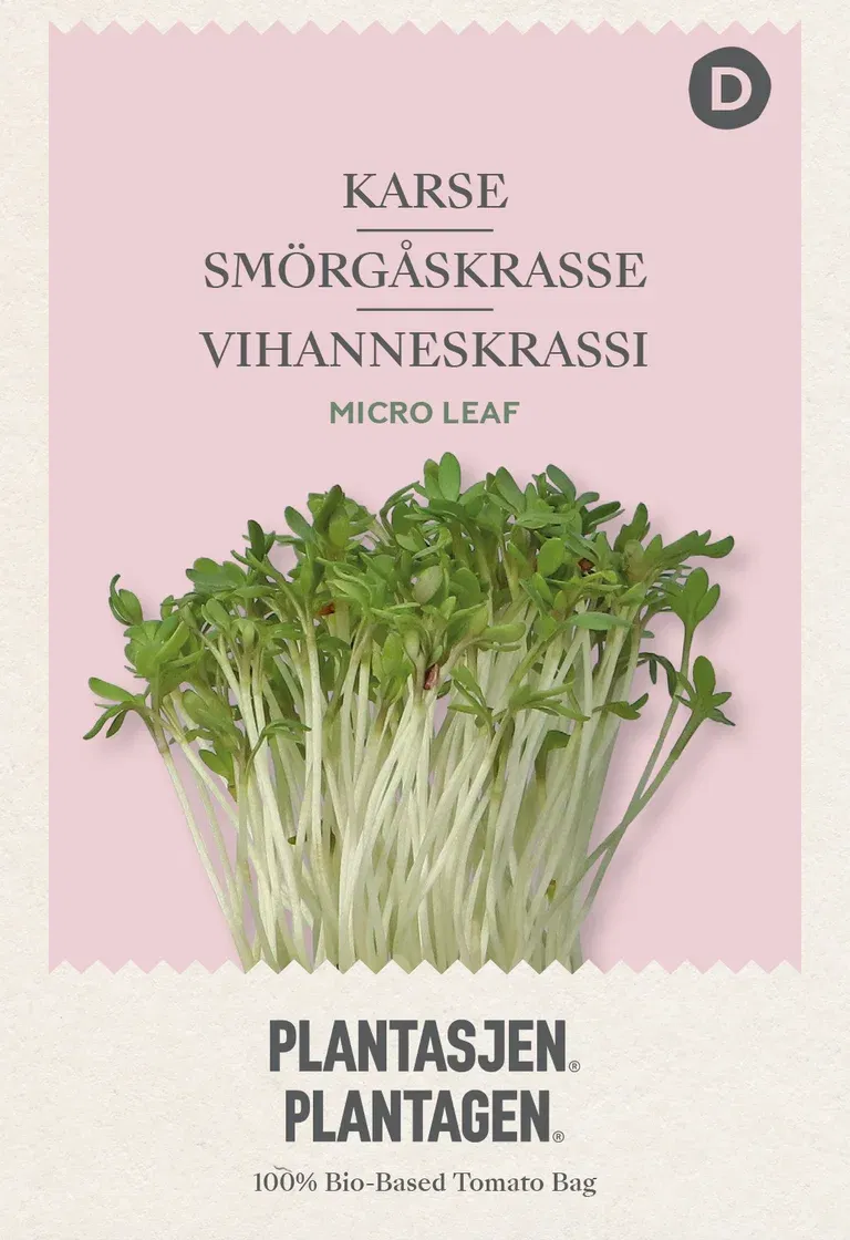 Smörgåskrasse Mikrogrönt