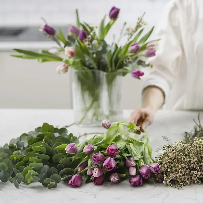 Fixa snyggaste tulpanbuketten, steg för steg