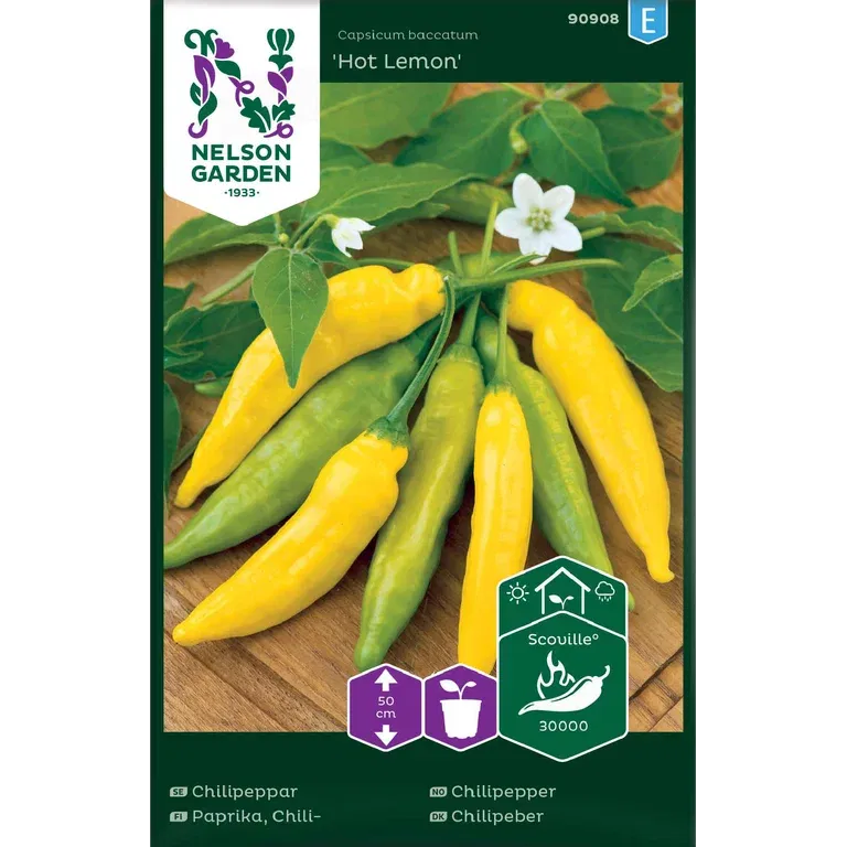 Chilipeppar 'Hot Lemon'