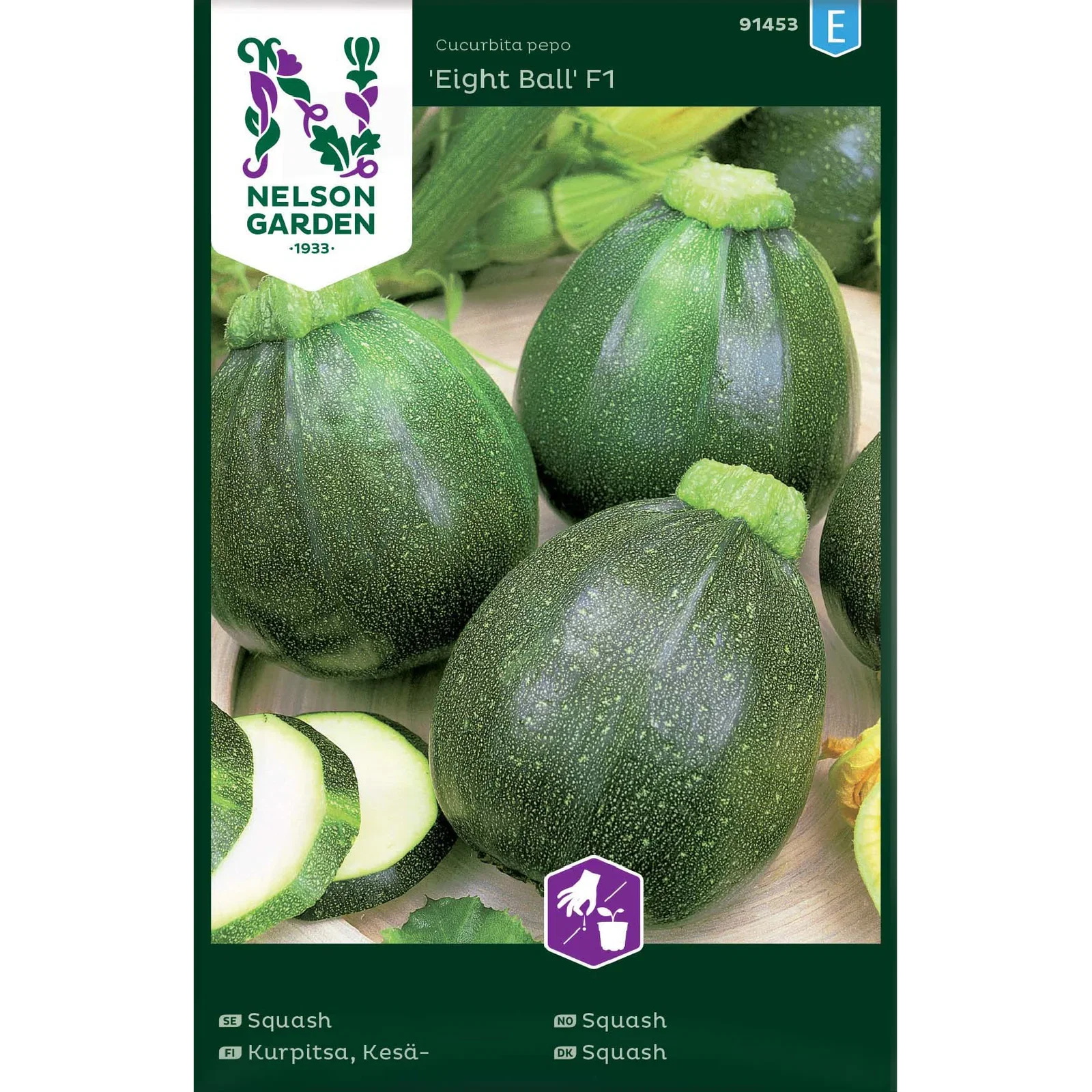 Squash / Sommarpumpa 'Eight Ball' F1