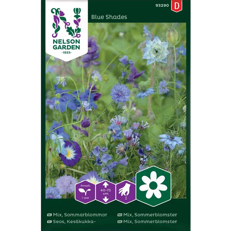 Sommarblomsmix 'Blue Shades'