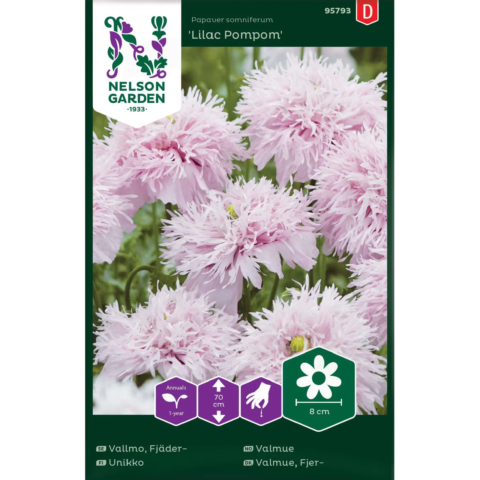 Fjädervallmo 'Lilac Pompom'