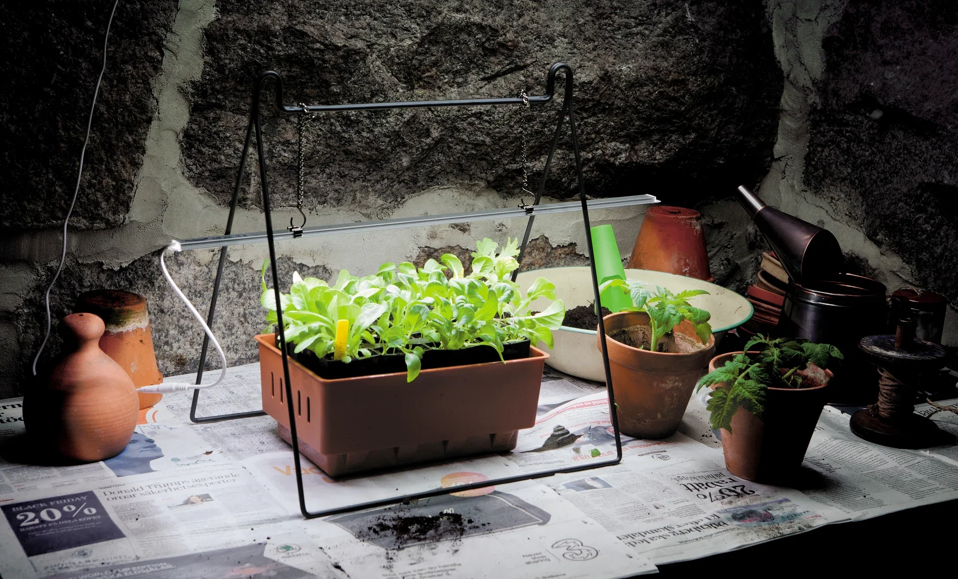 Växtbelysning LED No.1 60cm 15W m.adapter