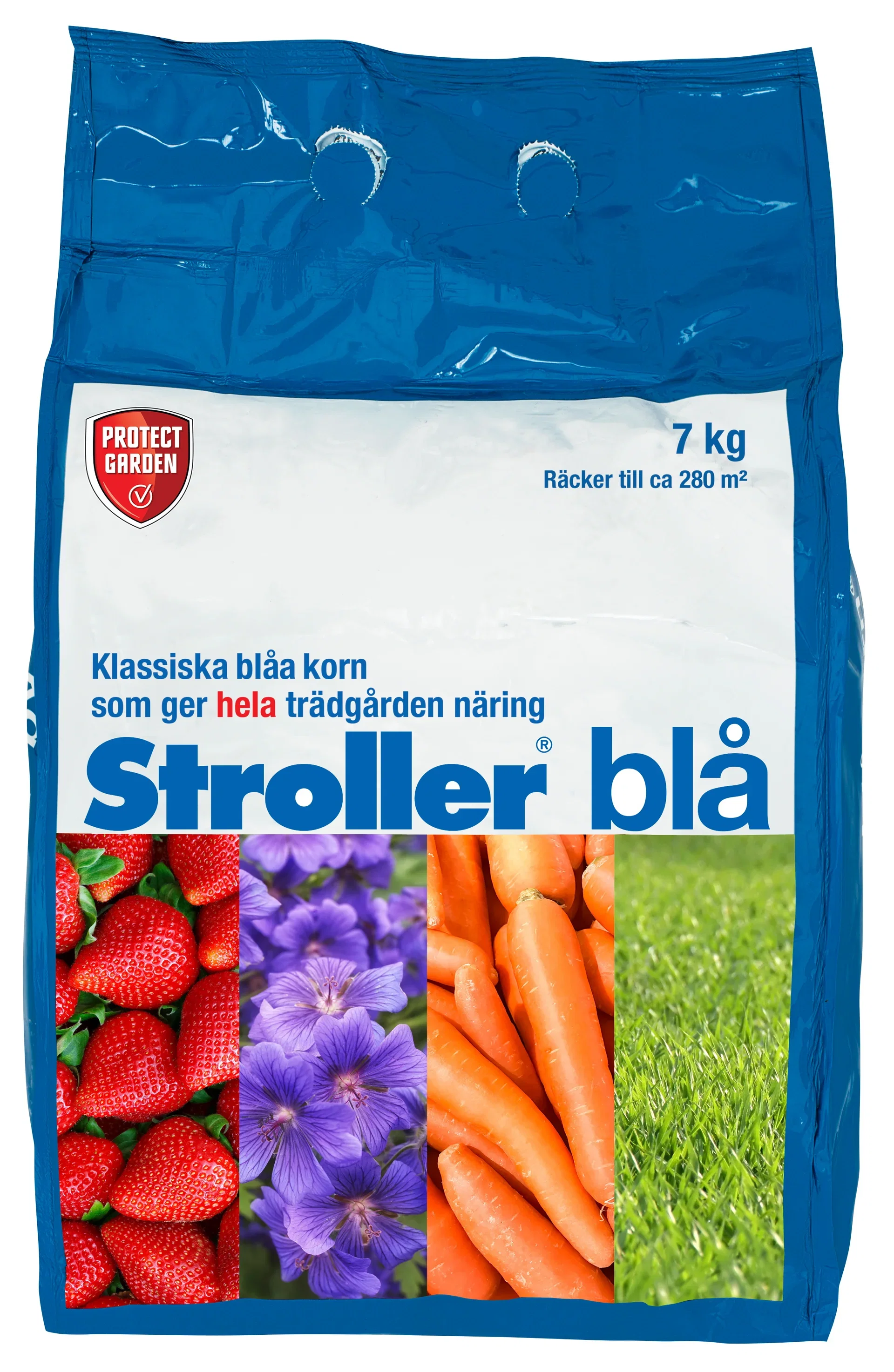 Trädgårdsgödsel Stroller Blå