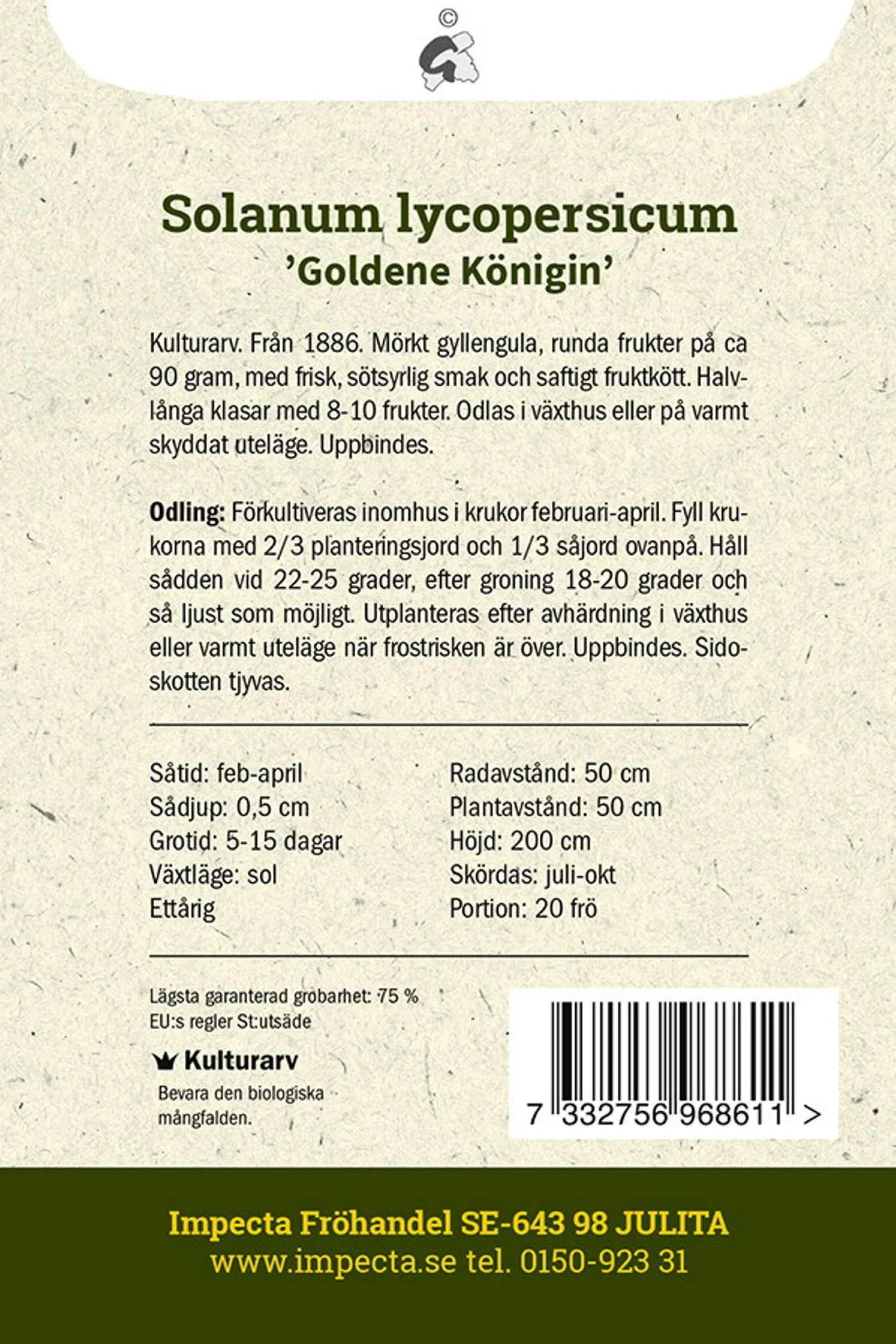 Tomat 'Goldene Königin'