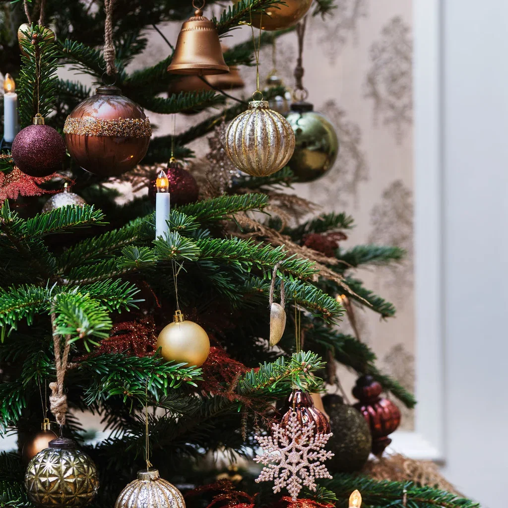 Julgranspynt Snöflinga