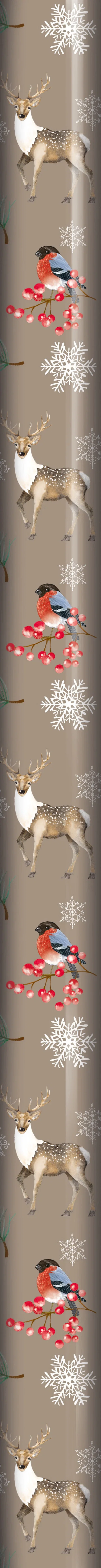 Julpapper Domherre & hjort