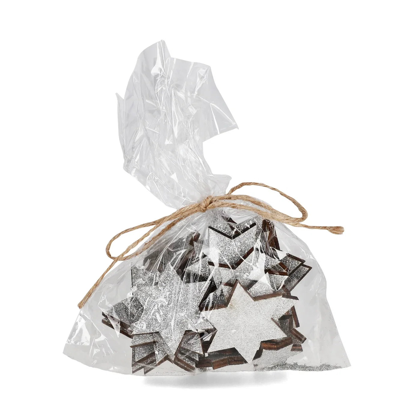 Dekorationsstjärnor silver