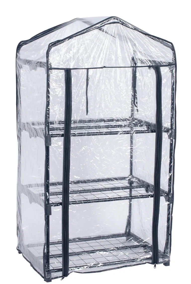 Växthus mini med hyllor Sally