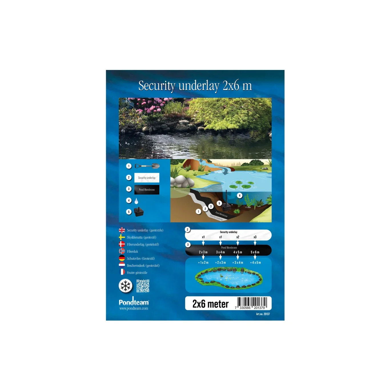 Skyddsmatta för dammduk