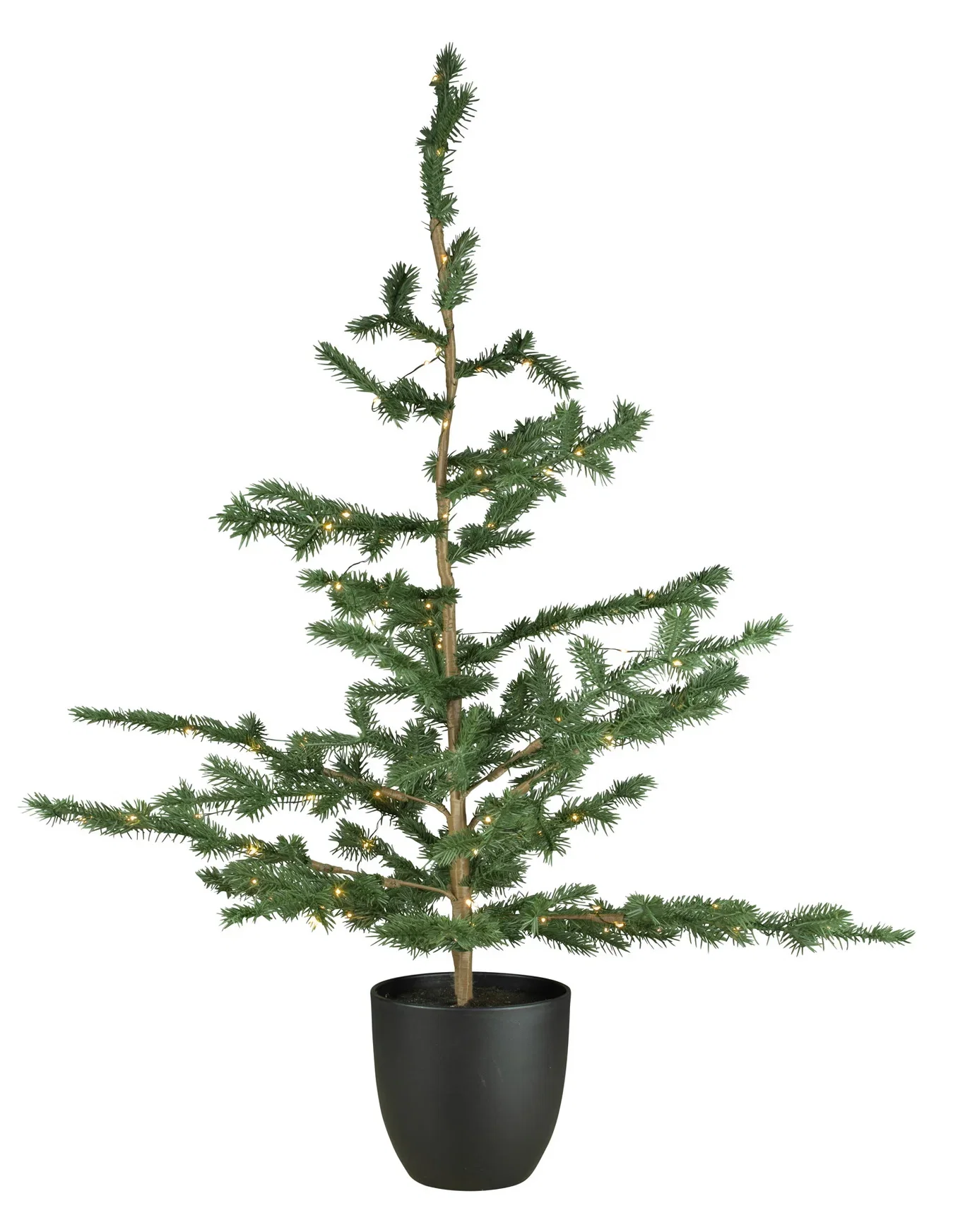 Julgran med belysning