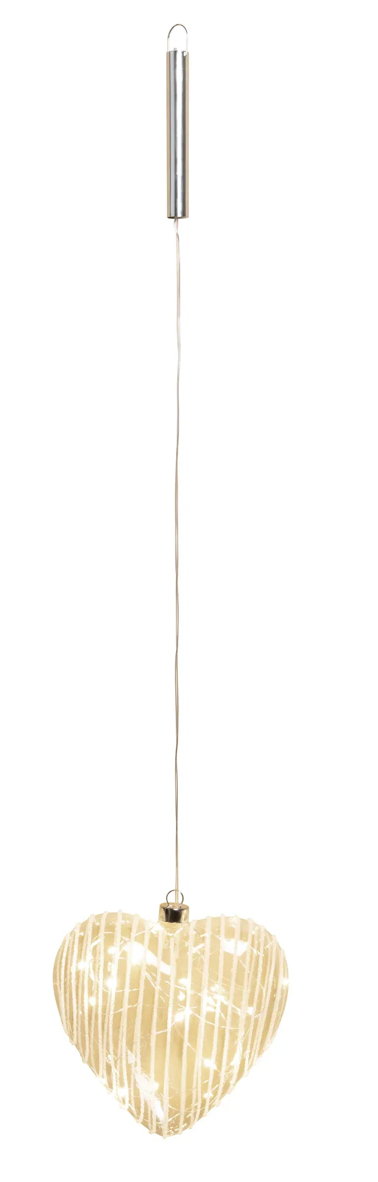 Glashjärta med Belysning