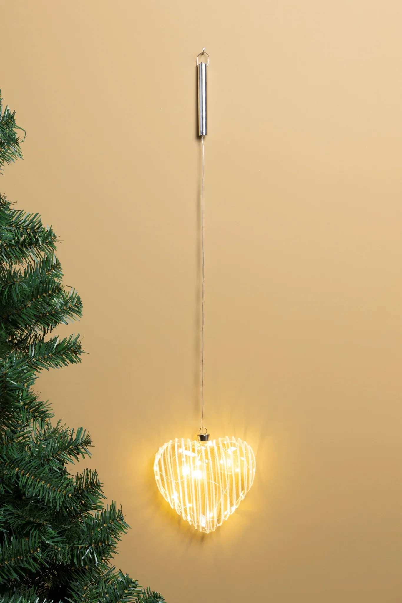 Glashjärta med Belysning