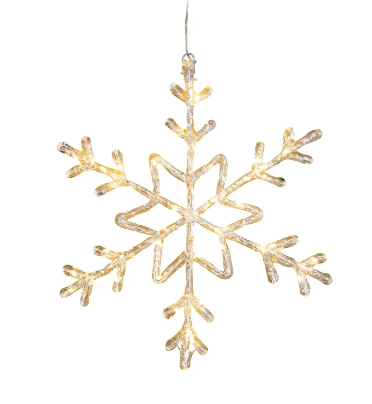 Snöflinga med Belysning