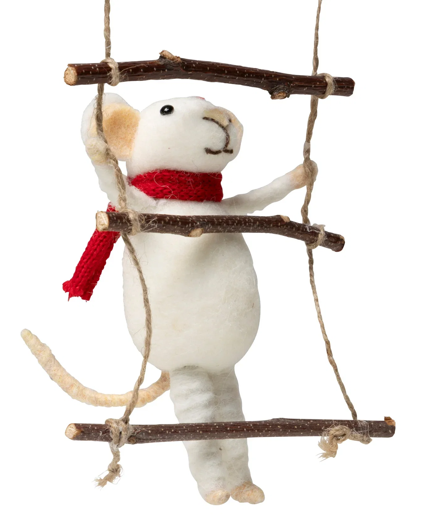 Juldekoration klättrande möss