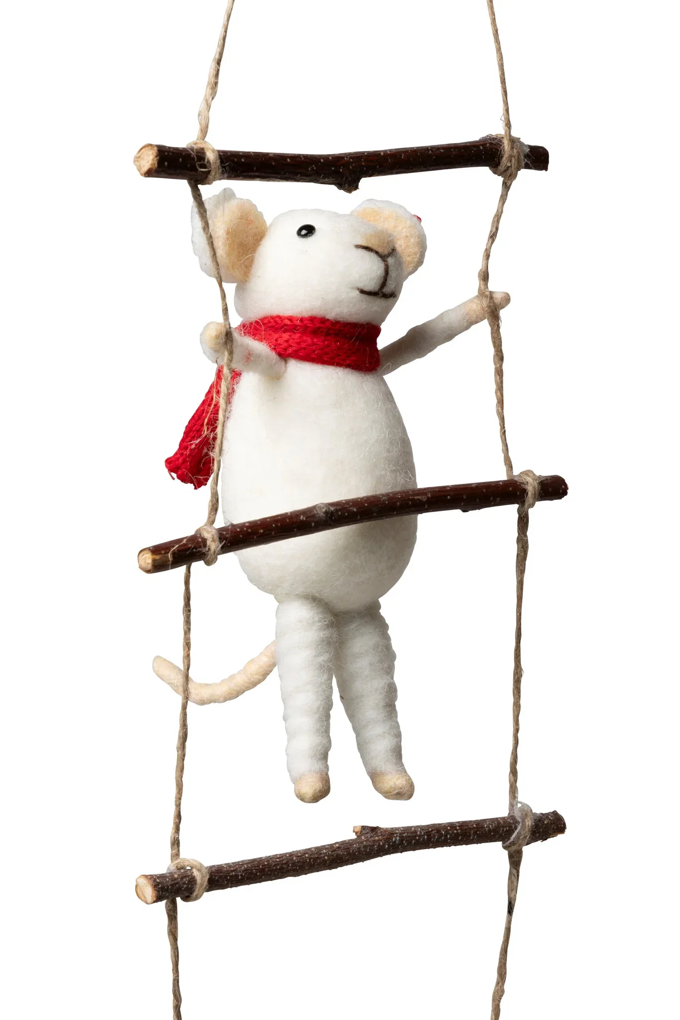 Juldekoration klättrande möss