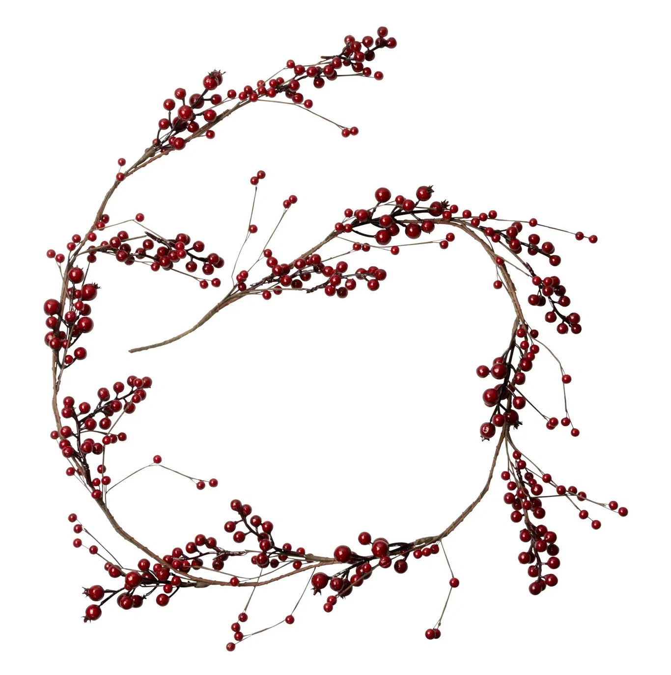 Girlang röda bär konstgjord