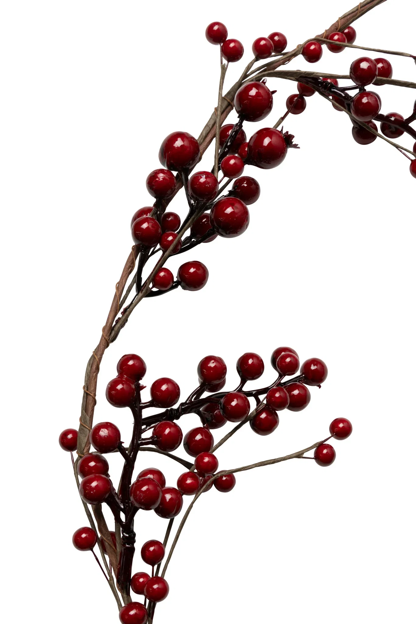 Girlang röda bär konstgjord