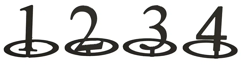 Ljusdekor adventsiffror