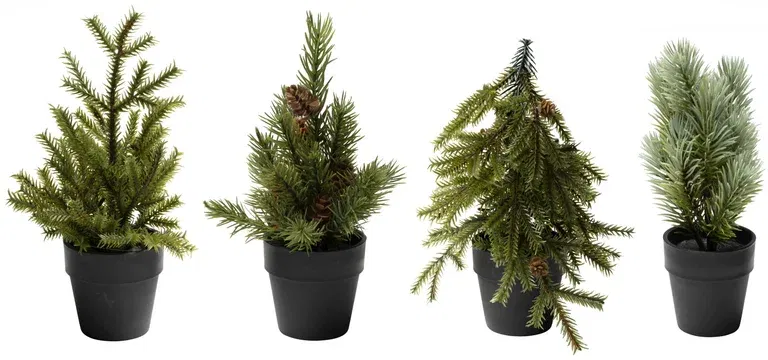 Gran mini i kruka konstgjord