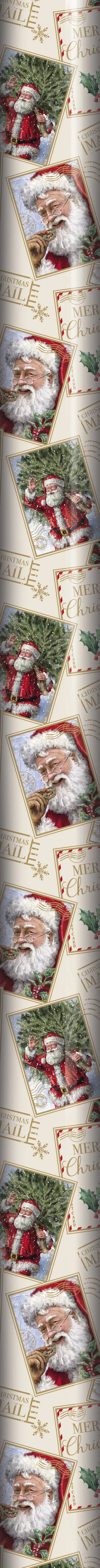 Julpapper Santa Claus