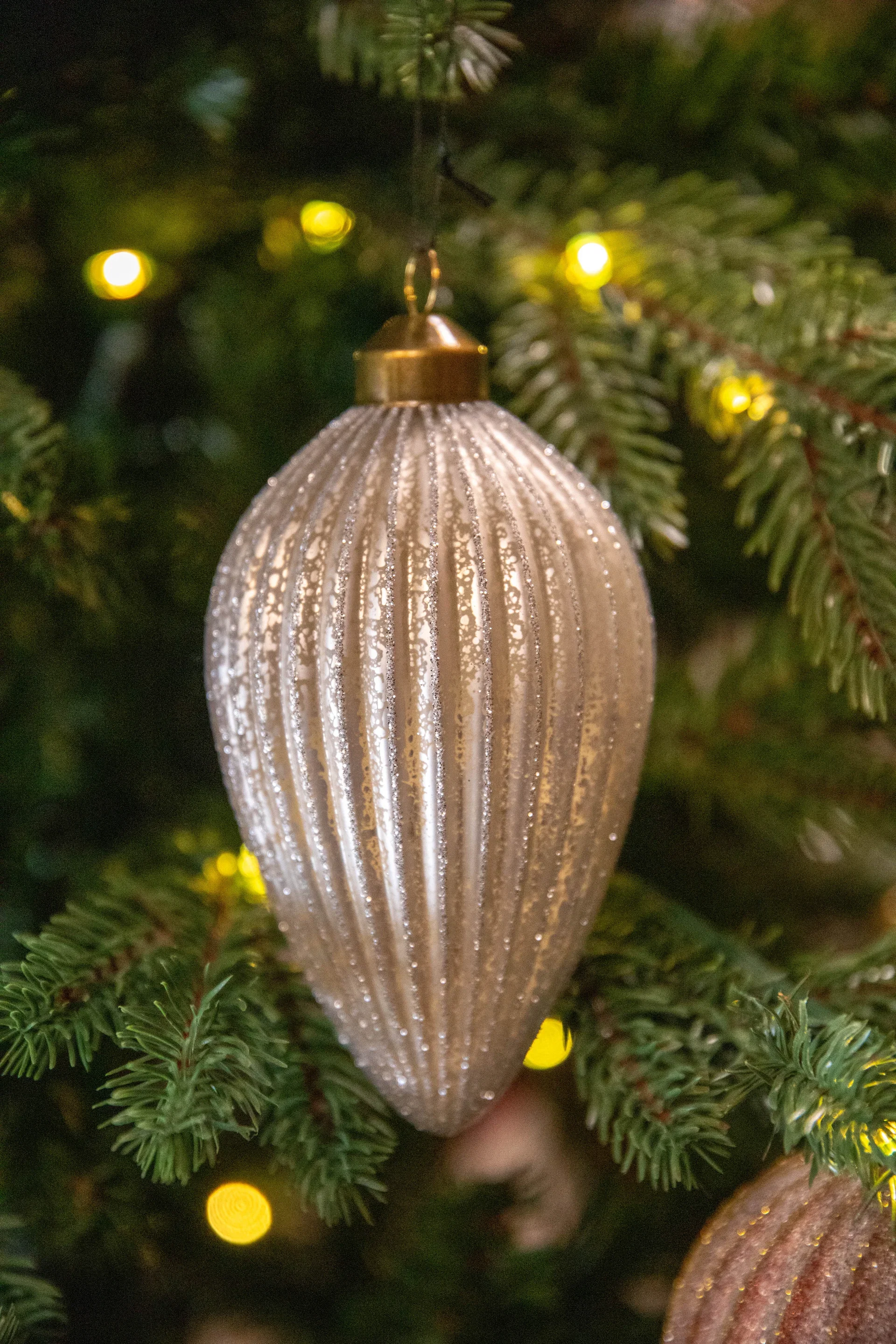 Droppformad julgranskula Twinkle