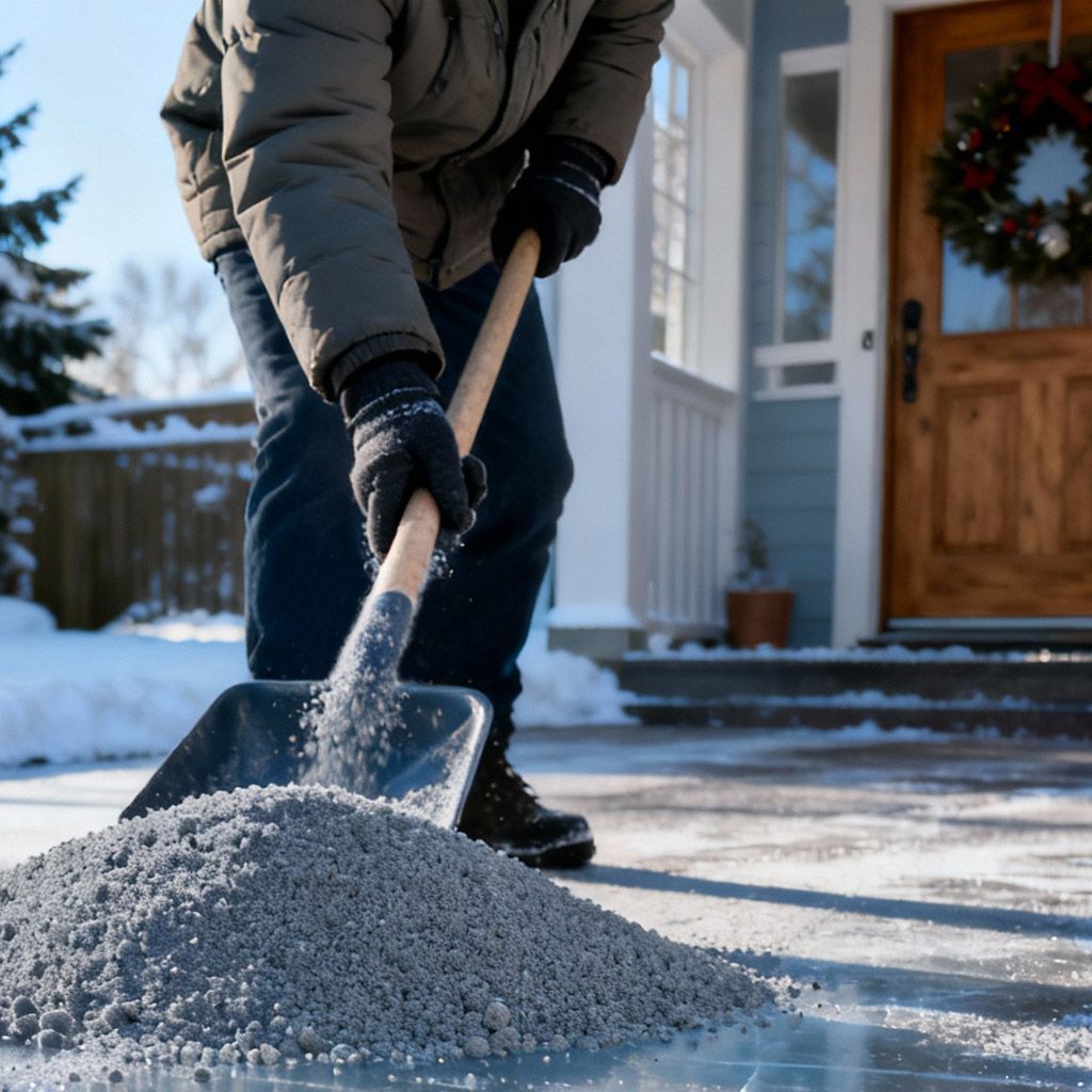 Image of Sand, grus och tösalt