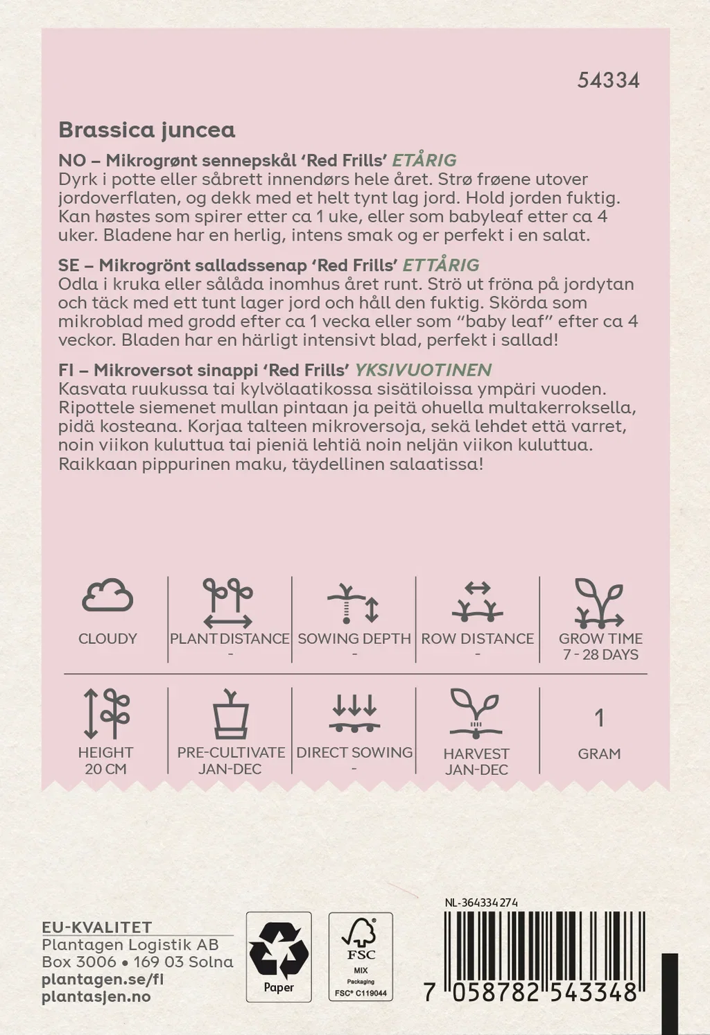 Salladssenap - Microgreens