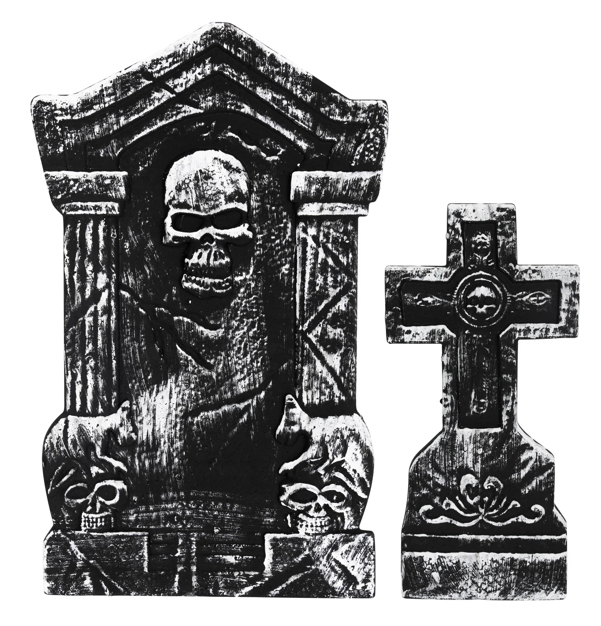 Halloween-dekoration gravstenar 2pk