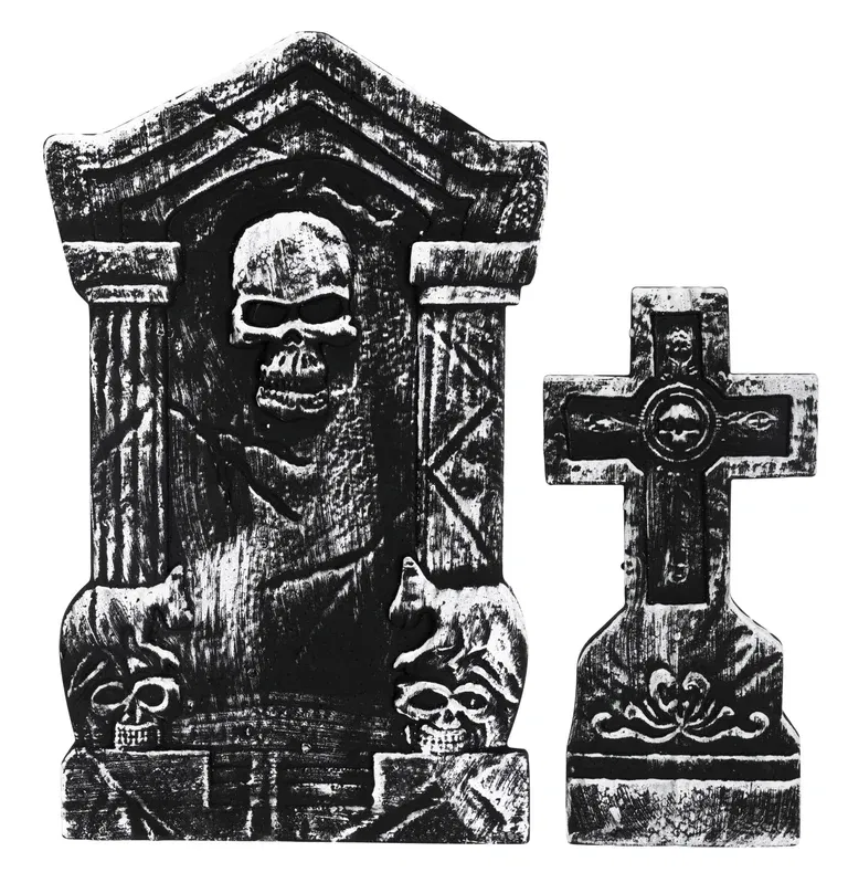 Halloween-dekoration gravstenar 2pk
