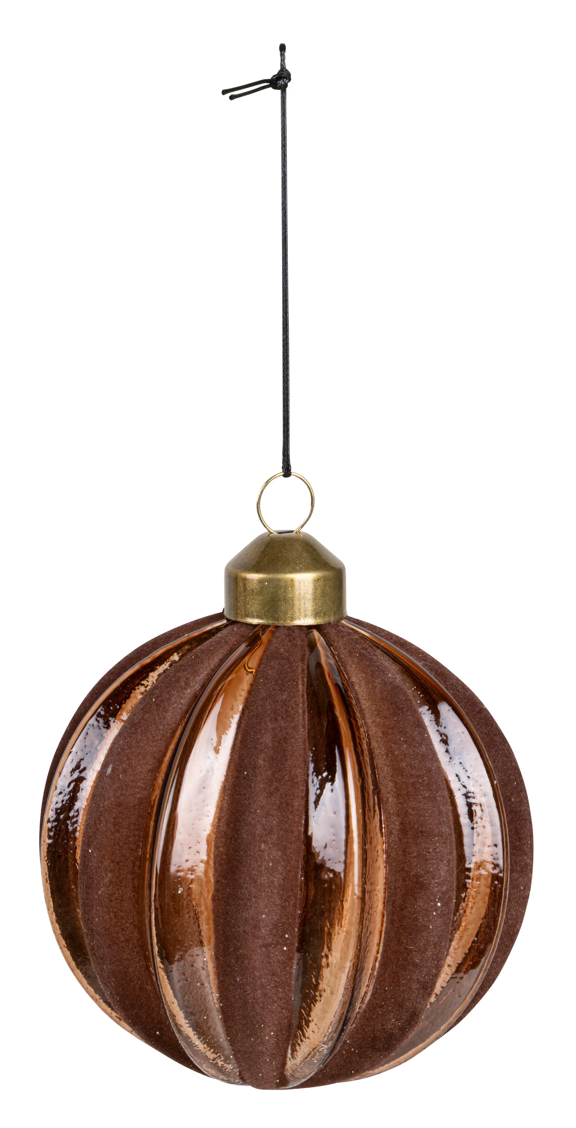 Julgranskula Velvet ribbed