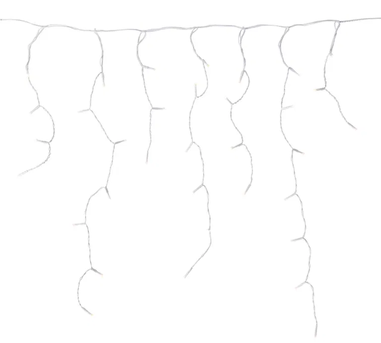 Ljusslinga Istappar Transparent Complete