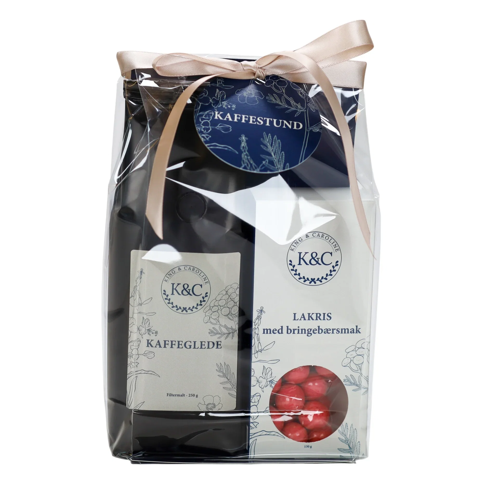 Gåvopåse Kaffeglädje Hallonlakrits