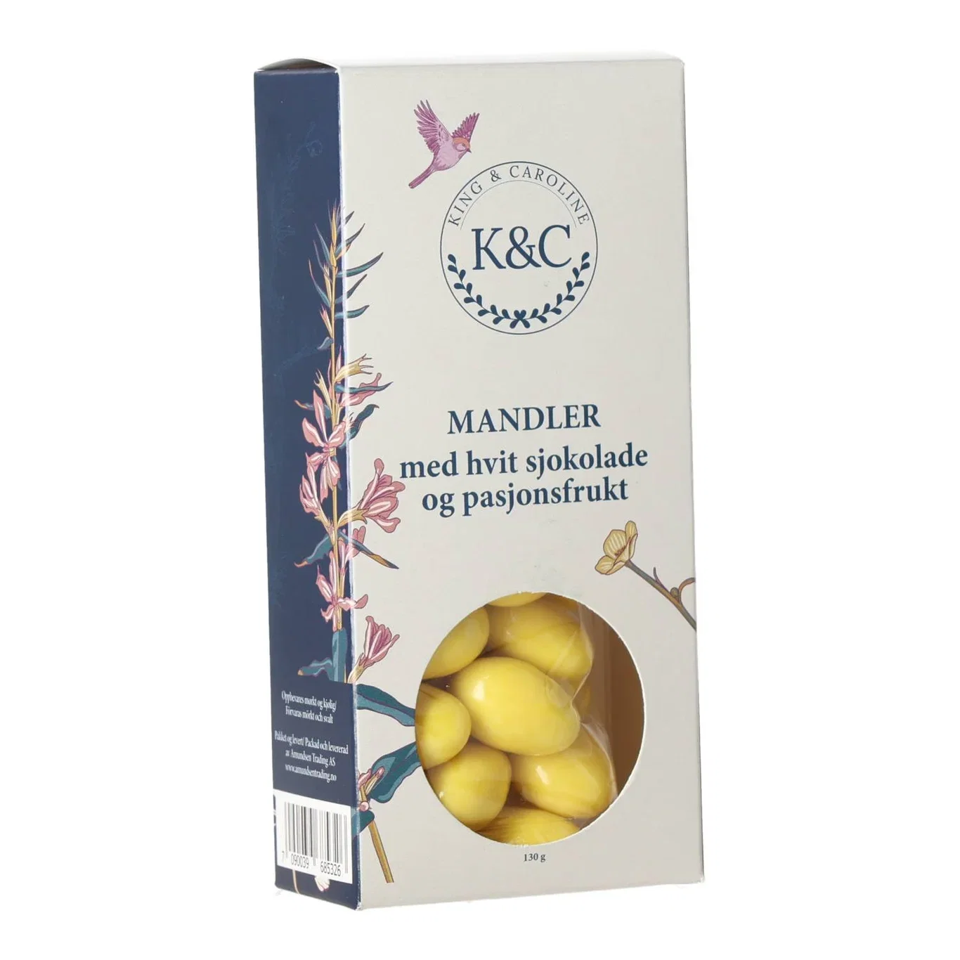 Mandlar m/ Vit Choklad och Passionsfrukt